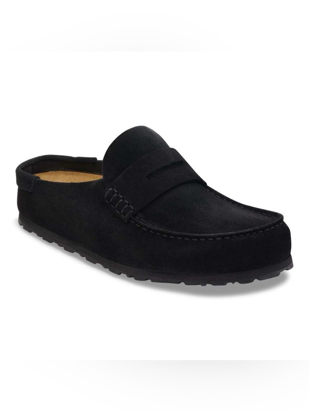 Birkenstock Women’s Naples Wrapped in Black Suede Leather